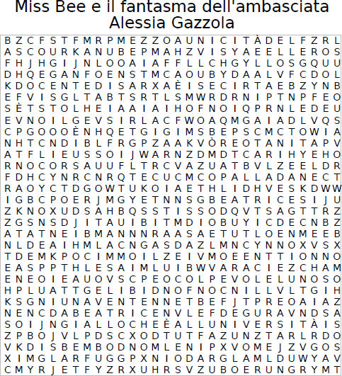 Miss Bee e il fantasma dell'ambasciata
